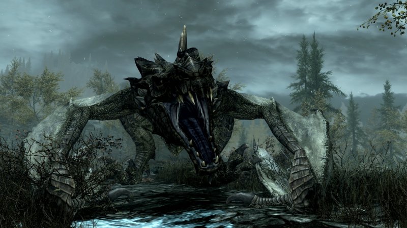 The Elder Scrolls V: Skyrim Anniversary Edition, una delle creature che dovremo affrontare nel gioco