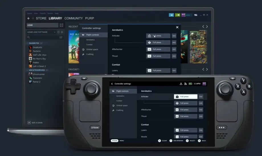 Steam su PC e Steam Deck