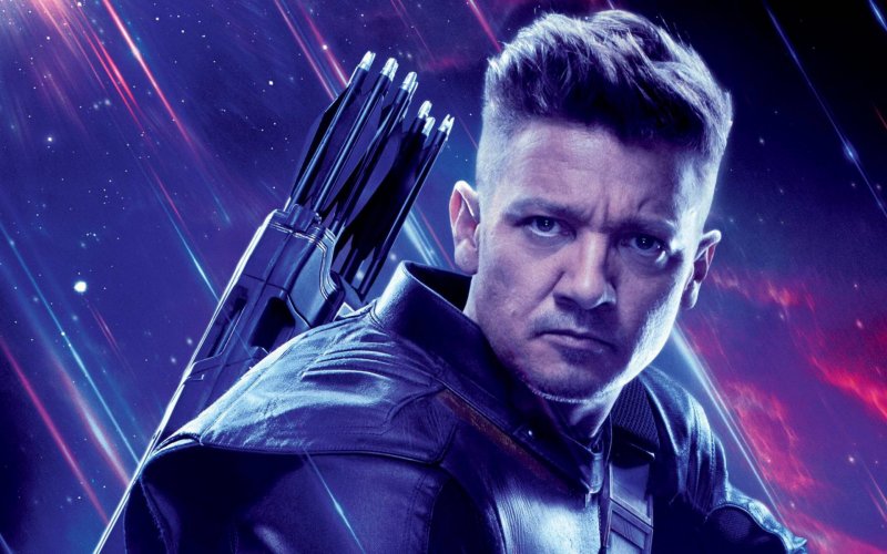 Renner nei panni di Hawkeye