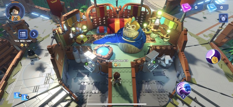 LEGO Star Wars: Castaway, uno dei tanti punti d'interesse della città LEGO Star Wars: Castaway, uno dei tanti punti d'interesse della città