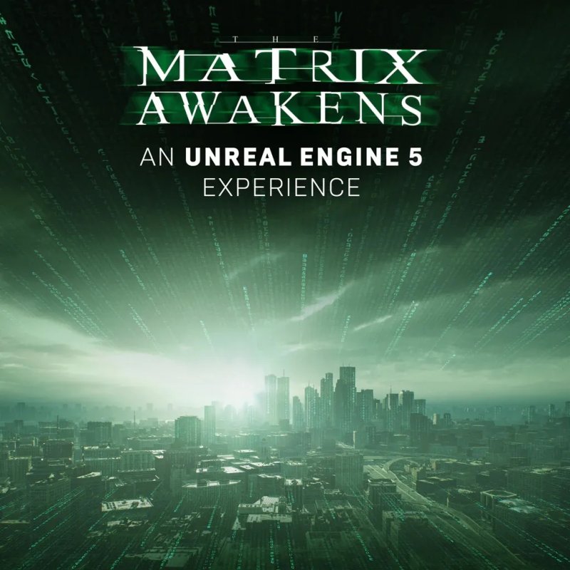 The Matrix Resurrections, aquí en el póster, es un experimento en Unreal Engine 5