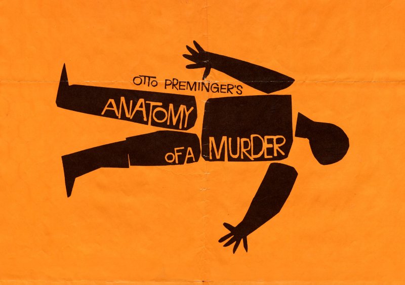 Deathloop: dettaglio dell'iconica locandina di Anatomia di un omicidio, regia di Otto Preminger Deathloop: dettaglio dell'iconica locandina di Anatomia di un omicidio, regia di Otto Preminger