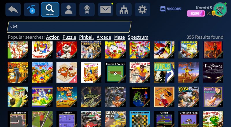 Il catalogo di Antstream comprende ormai più di mille giochi