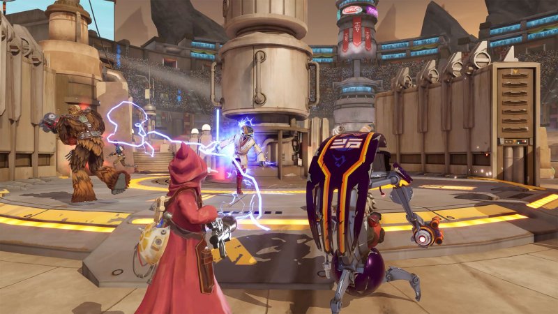 Star Wars: Hunters, Utooni è un personaggio costituito da due Jawa