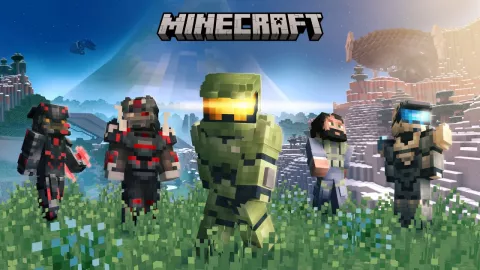 Minecraft celebrates the launch of Halo Infinite with 8 themed skins