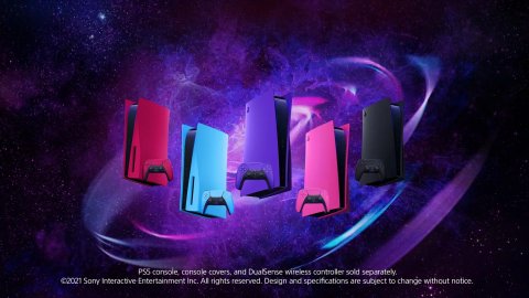 PS5: new colors for DualSense in pink, blue and purple like the console covers
