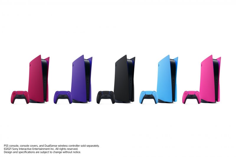PS5, las carcasas de color oficiales de Sony