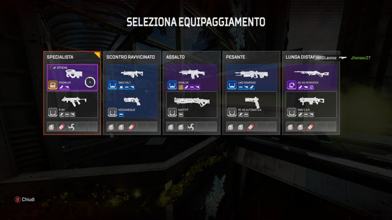 Il loadout di Winter Express è in costante rotazione
