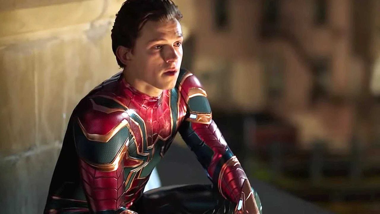 Tom Holland nei panni di Spider-Man