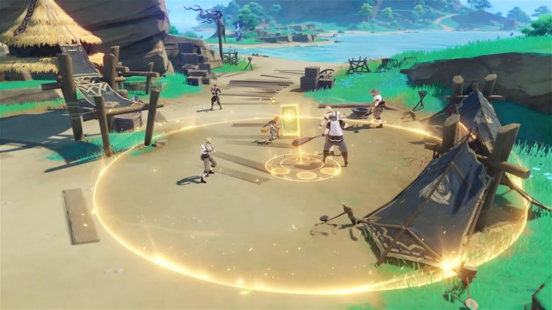 Il raggio d'azione del General's War Banner di Gorou è piuttosto ampio