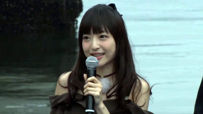 Sayaka Kanda durante un evento in pubblico
