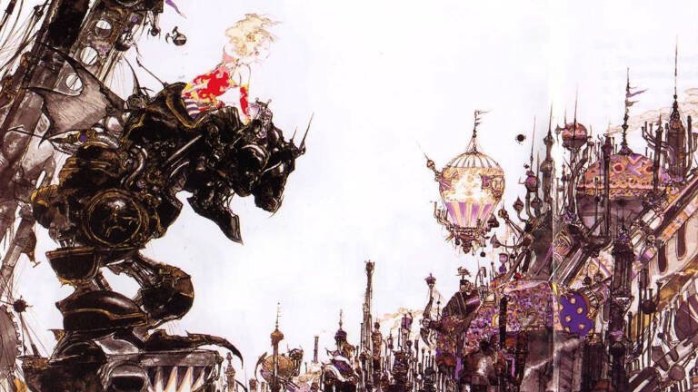 Final Fantasy 6, l'illustrazione originale di Yoshitaka Amano