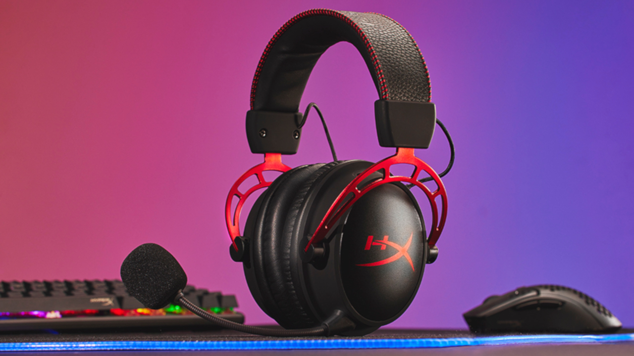 Hyperx cloud alpha wireless cuffie da gaming per pc, autonomia di 300 ore,  dts