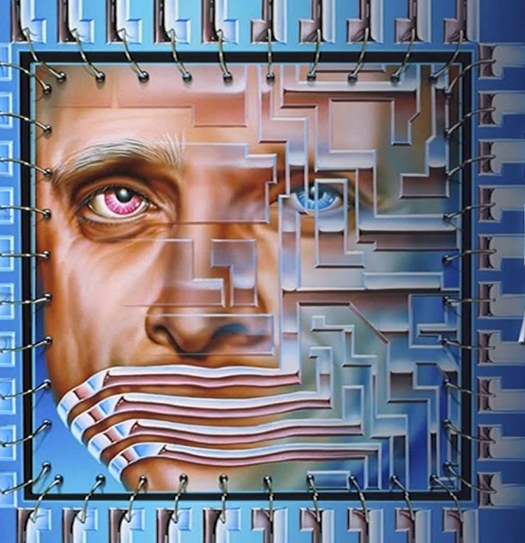 I Have No Mouth, and I Must Scream, l'artwork di copertina I Have No Mouth, and I Must Scream, l'artwork di copertina