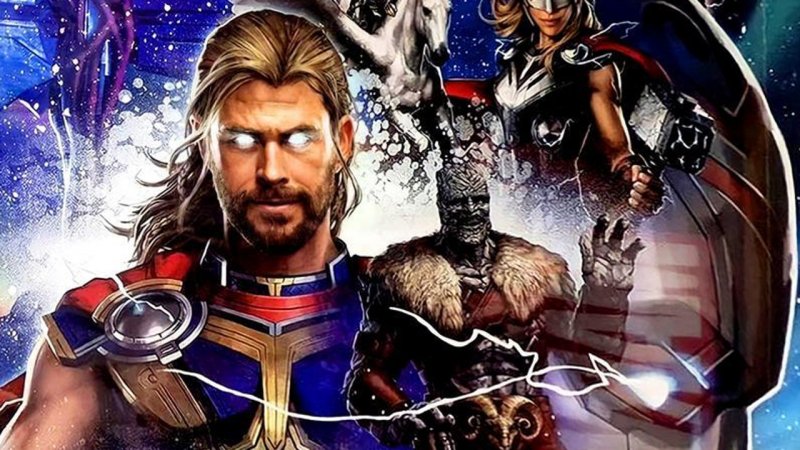 Thor: Love & Thunder, la locandina del film Thor: Love & Thunder, la locandina del film