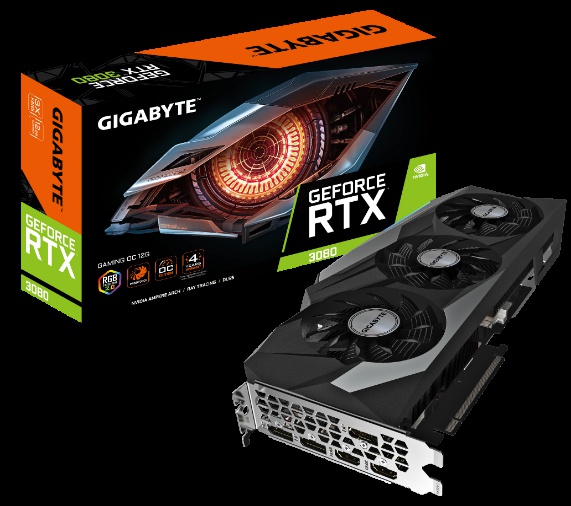 GeForce RTX 3080 to 12 GB to Gigabyte