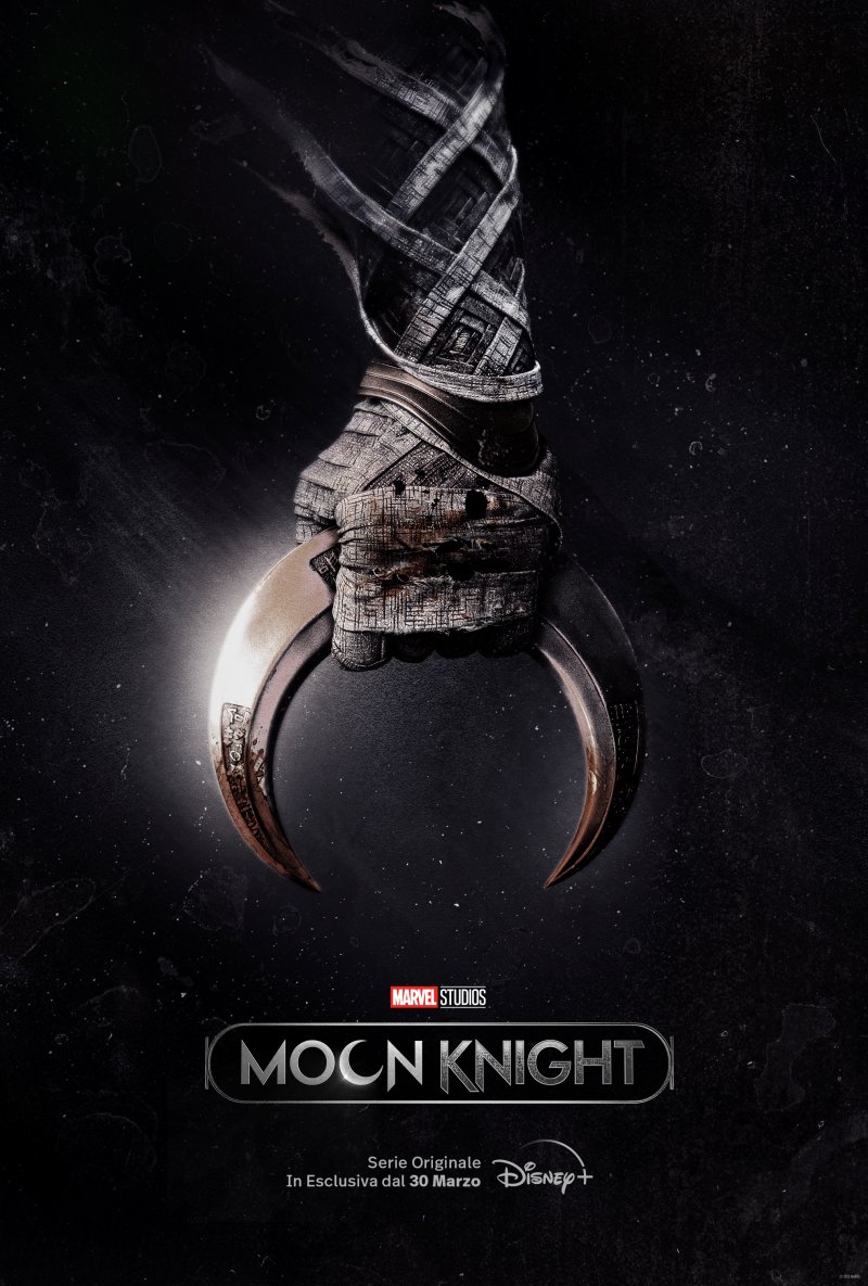 Moon Knight, il poster ufficiale della nuova serie Marvel in arrivo su Disney+