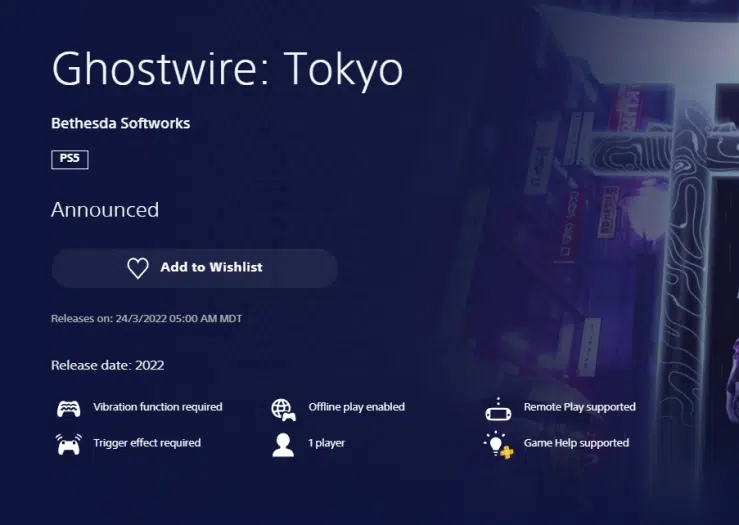 Ghostwire: Tokyo