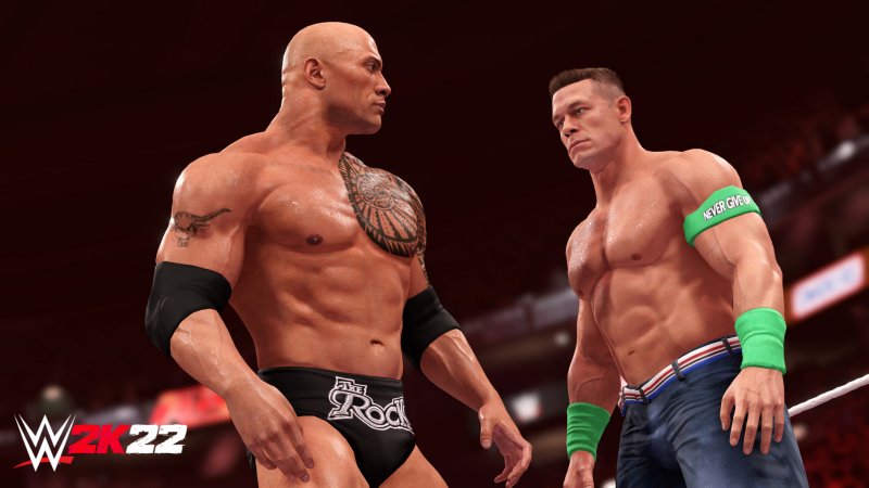 WWE 2K22, an image from the game