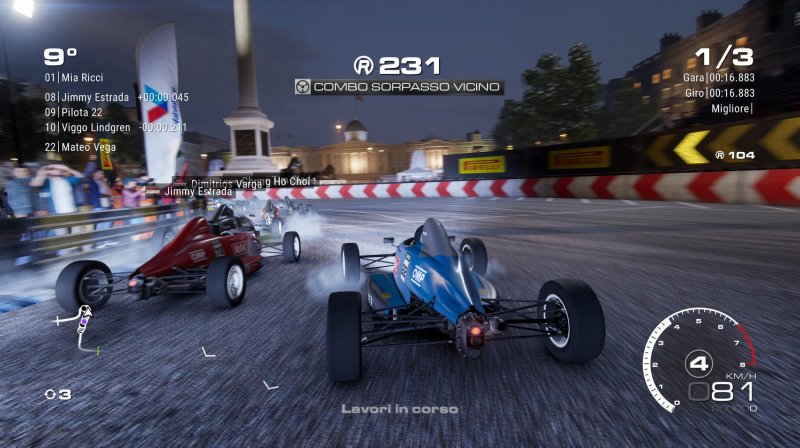 Gara nel circuito cittadino di Londra Gara nel circuito cittadino di Londra