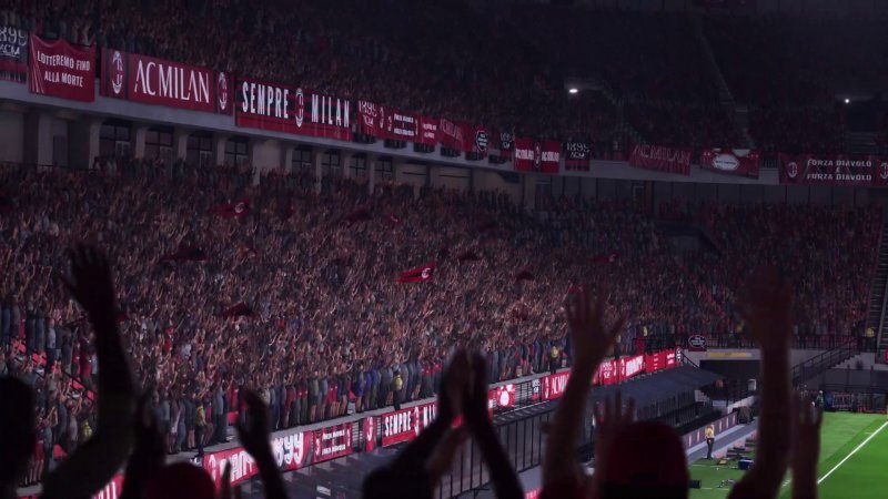 UFL, il fotogramma in cui si vede lo stadio San Siro