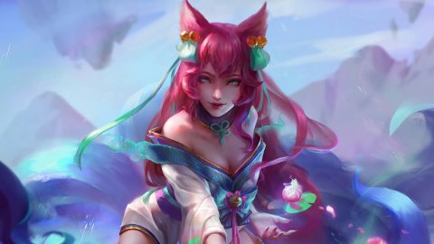League of Legends, Ahri cosplay from Lada Lyumos is a riot of colors