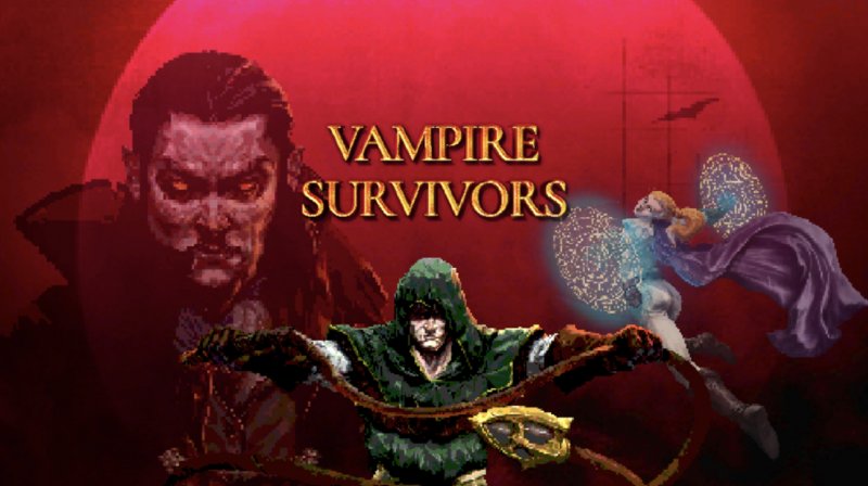 L'artwork principale di Vampire Survivors L'artwork principale di Vampire Survivors
