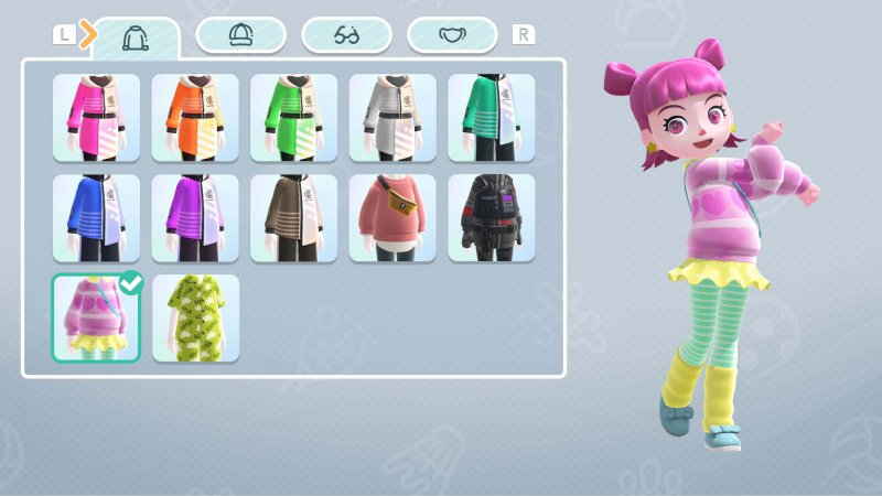 Nintendo Switch Sports: senza online, la personalizzazione dei personaggi è limitata