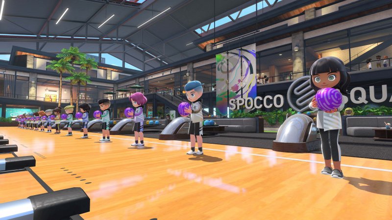 Nintendo Switch Sports: il bowling online è aperto a tanti partecipanti
