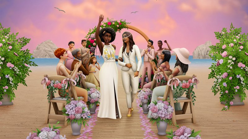 Camille e Dominique di The Sims 4