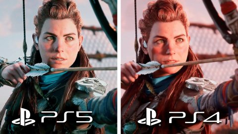 Horizon Forbidden West: the PS5 version compared to the PS4 and PS4 Pro version