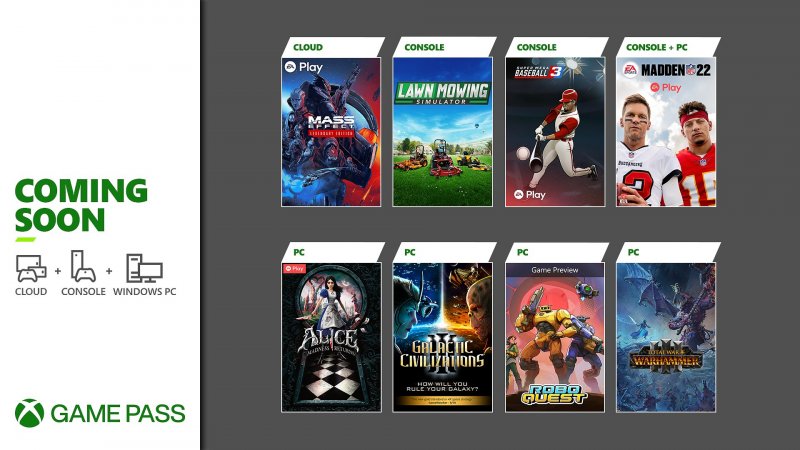 Xbox Game Pass, i giochi di febbraio 2022