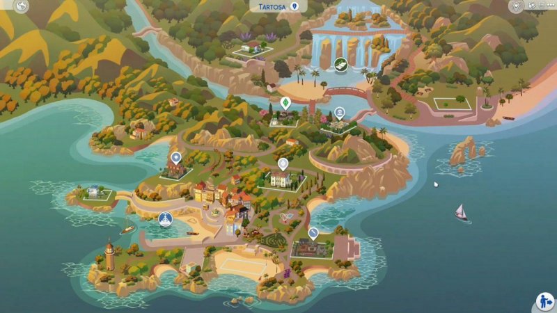 La penisola di tartosa, nuovo quartiere di The Sims 4: Il Mio Matrimonio La penisola di tartosa, nuovo quartiere di The Sims 4: Il Mio Matrimonio