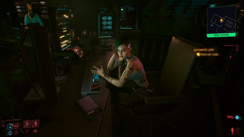 Cyberpunk 2077, Judy Alvarez con ray tracing sulle ombre... o forse no?