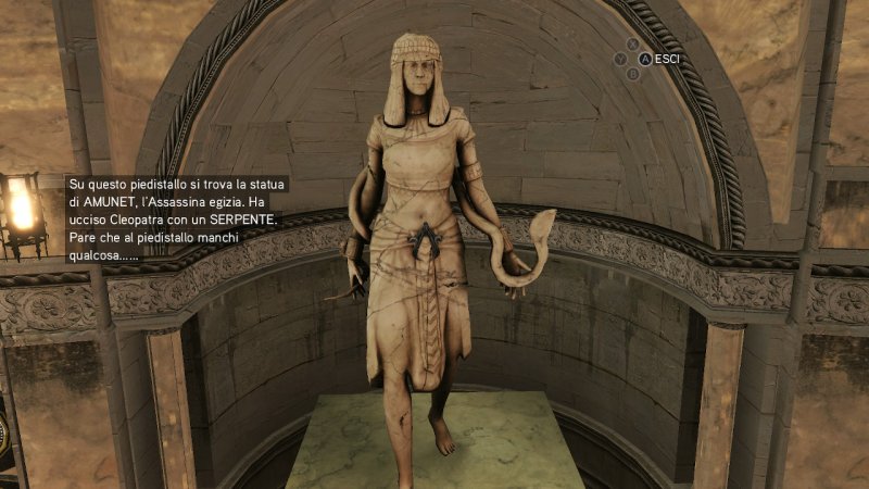 Assassin's Creed 2, la statua di Amunet. Ve la ricordavate?