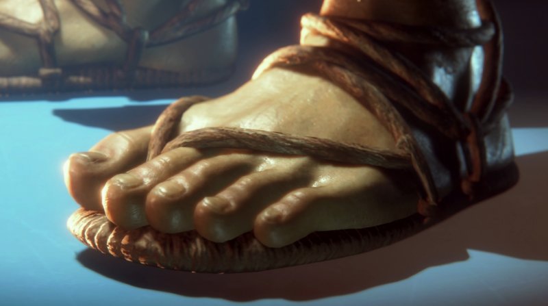 Street Fighter 6, il dettaglio dei piedi di Ryu Street Fighter 6, il dettaglio dei piedi di Ryu