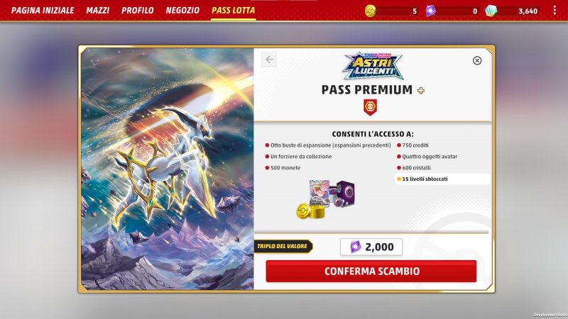 Il Pass Battaglia Premium del GCC Pokémon Live