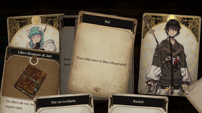 I protagonisti di Voice of Cards: The Forsaken Maiden