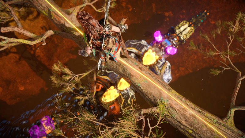 Horizon Forbidden West: spesso il gioco chiede parti specifiche di una creatura, e non sarà sempre un'operazione facile... Horizon Forbidden West: spesso il gioco chiede parti specifiche di una creatura, e non sarà sempre un'operazione facile...