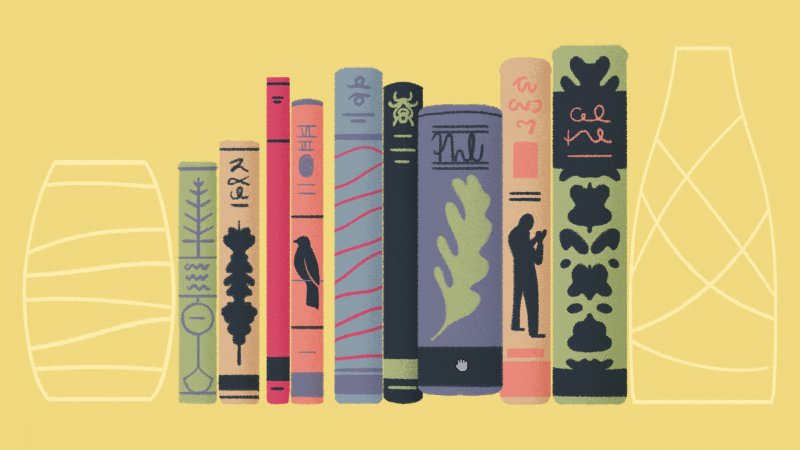 A Little to the Left, immagine di un puzzle con libri da riordinare