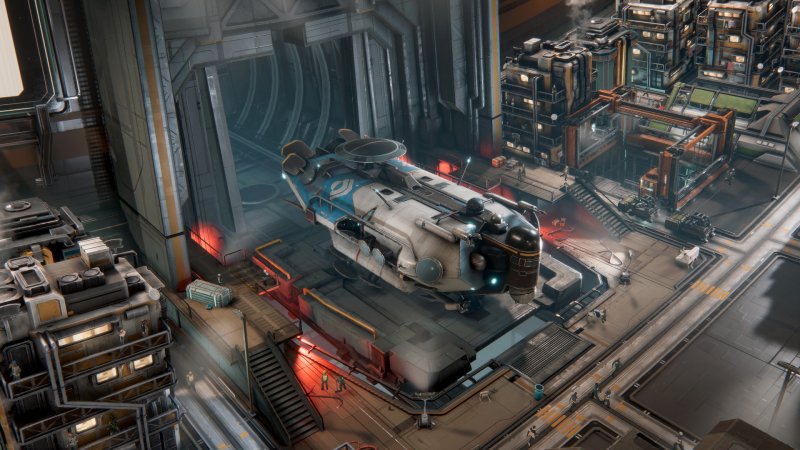 IXION, un'immagine dell'interno della base spaziale