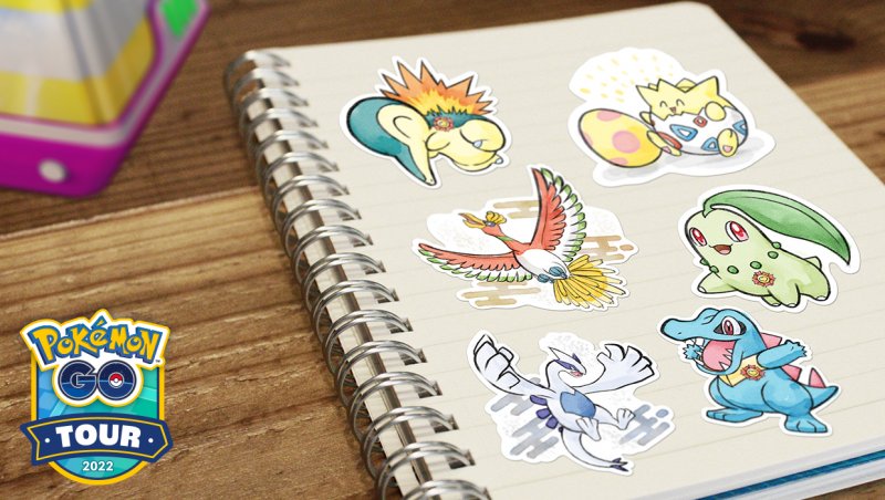 alcuni speciali adesivi di Pokémon GO alcuni speciali adesivi di Pokémon GO
