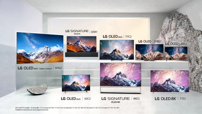 I nuovi modelli di TV LG OLED 2022