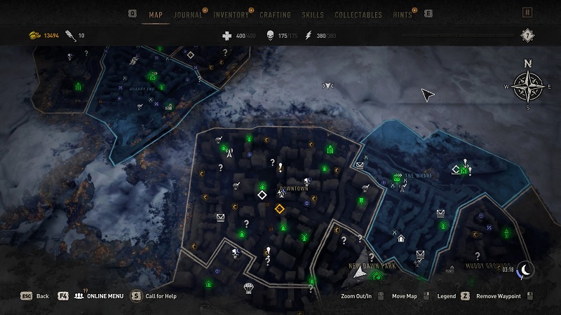 Altro esempio di una mappa tipica dei giochi open world Altro esempio di una mappa tipica dei giochi open world