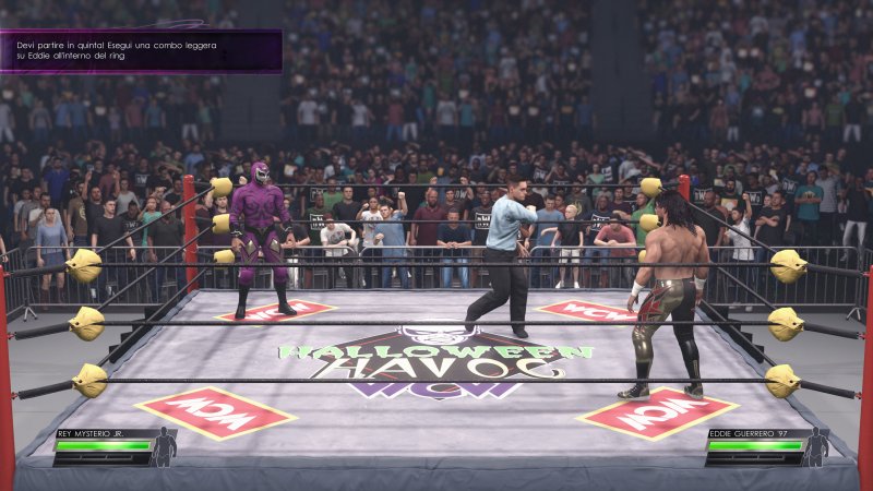 WWE 2K22, um show match com Rey Mysterio