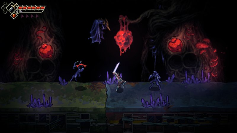 In There is No Light, enemies have a red mark when they are about to attack.
