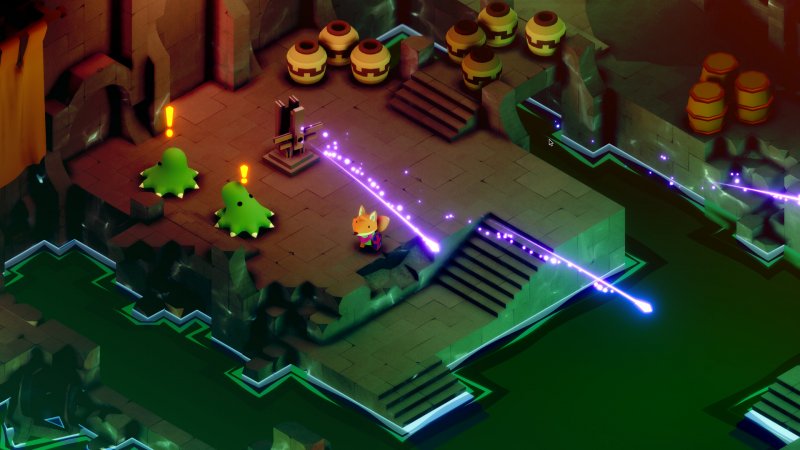 Tunic, il protagonista alle prese con le insidie dello scenario Tunic, il protagonista alle prese con le insidie dello scenario