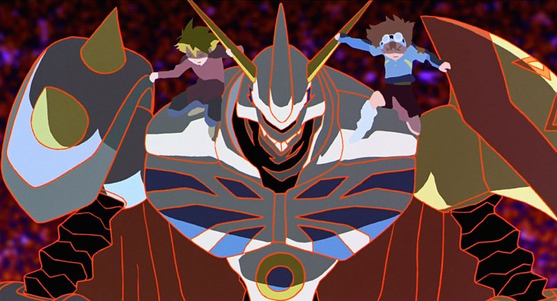 Digimon - Il film, una scena con Omnimon