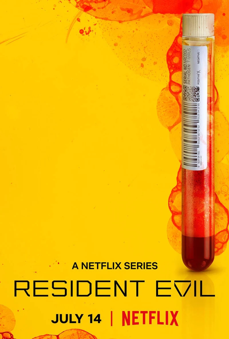 Un poster della serie Resident Evil di Netflix