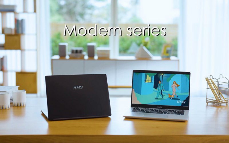 Redesign completo e nuovi colori per i laptop della serie MSI Modern Redesign completo e nuovi colori per i laptop della serie MSI Modern